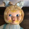 画像6: Vintage Gund Rubber Face Doll Blue Bunny (S792)