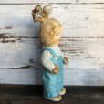 画像2: Vintage Gund Rubber Face Doll Blue Bunny (S792) (2)