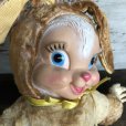 画像6: Vintage Bijoy Toy Rubber Face Doll Bunny (S796)