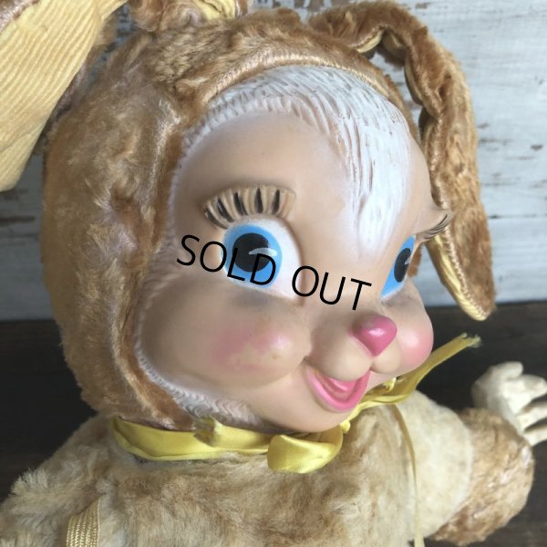 画像6: Vintage Bijoy Toy Rubber Face Doll Bunny (S796)