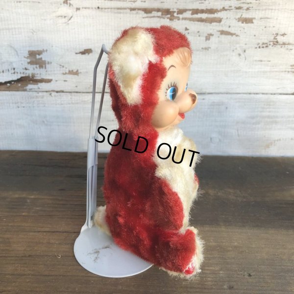 画像3: Vintage Rushton Rubber Face Doll Red Bear (S783)