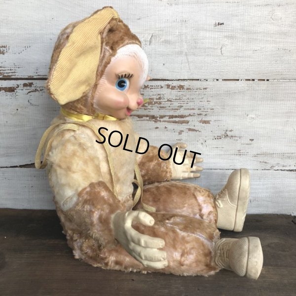 画像3: Vintage Bijoy Toy Rubber Face Doll Bunny (S796)