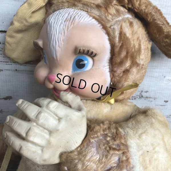 画像7: Vintage Bijoy Toy Rubber Face Doll Bunny (S796)