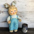 画像1: Vintage Gund Rubber Face Doll Blue Bunny (S792) (1)