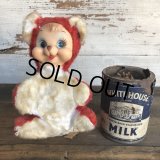 Vintage Rushton Rubber Face Doll Red Bear (S783)