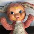 画像7: Vintage Gund Rubber Face Doll Pink Bunny (S793)