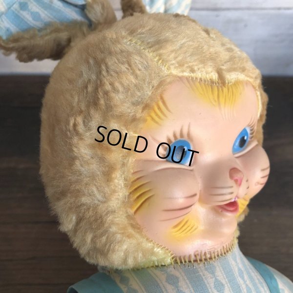 画像7: Vintage Gund Rubber Face Doll Blue Bunny (S792)