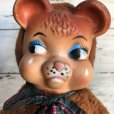 画像8: Vintage Rubber Face Doll Crying Bear (S782)