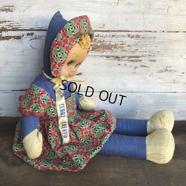 画像3: Vintage Terry Talker Doll (S786)