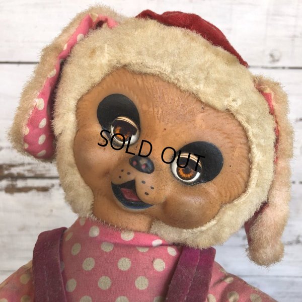 画像2: Vintage Rubber Face Doll Sleep Eyes Puppy (S798)