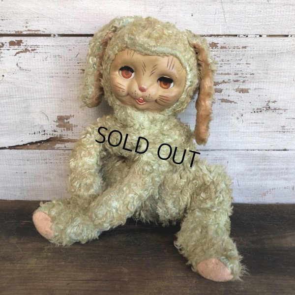 画像3: Vintage Rubber Face Doll Sleep Eyes Bunny (S799)