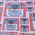 画像5: Vintage Fabric Budweiser Twin Flat (S765) 