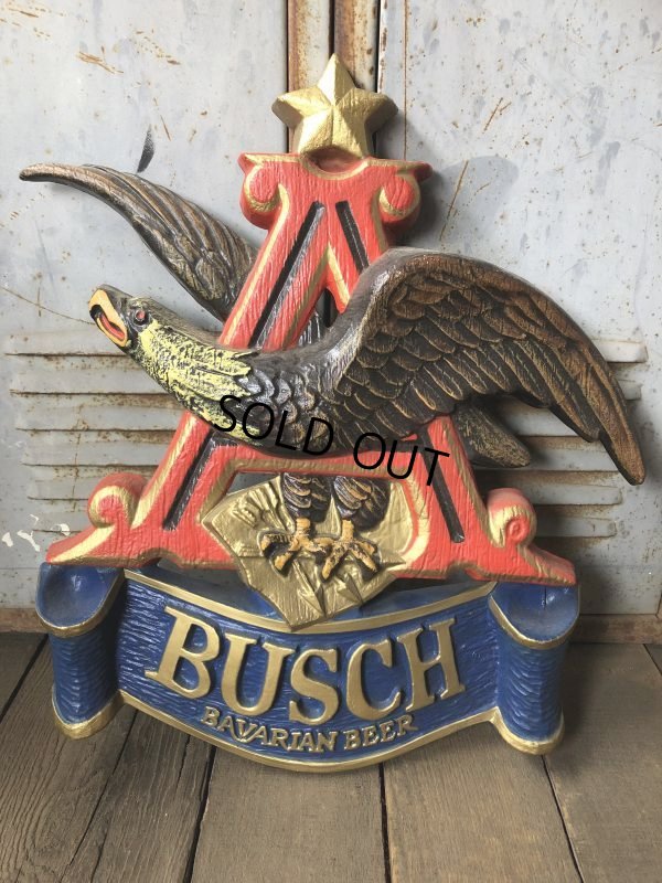 画像2: Vintage Anheuser Busch Bavarian American Eagle Budweiser Plaque Sign  (S766) 