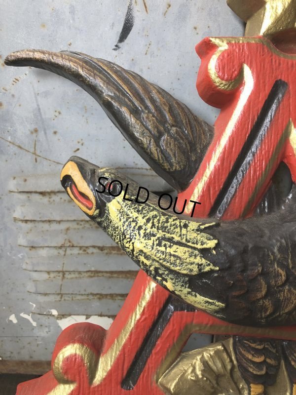 画像6: Vintage Anheuser Busch Bavarian American Eagle Budweiser Plaque Sign  (S766) 