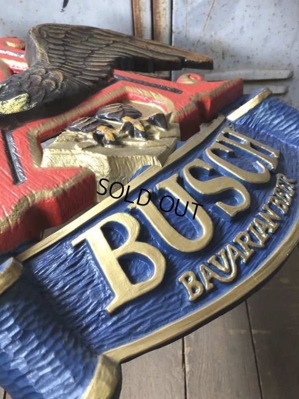 画像8: Vintage Anheuser Busch Bavarian American Eagle Budweiser Plaque Sign  (S766) 