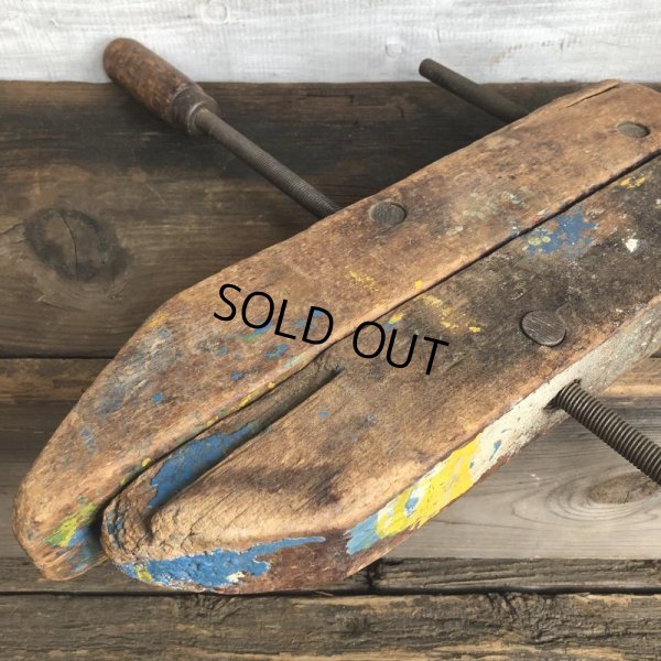 画像4: Vintage Wood Clamp Jorgensen (S772)