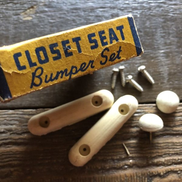 画像3: Vintage Closet Seat Bumper Set (S777)