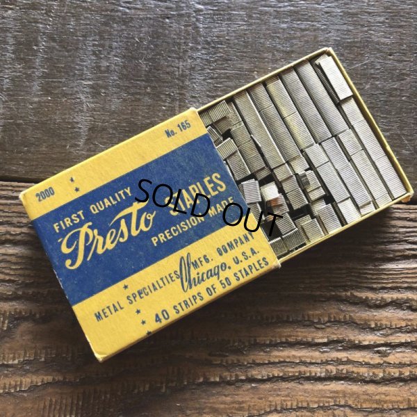 画像1: Vintage Presto Staples (S773)