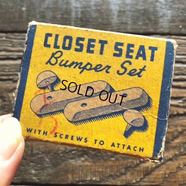 画像4: Vintage Closet Seat Bumper Set (S777)