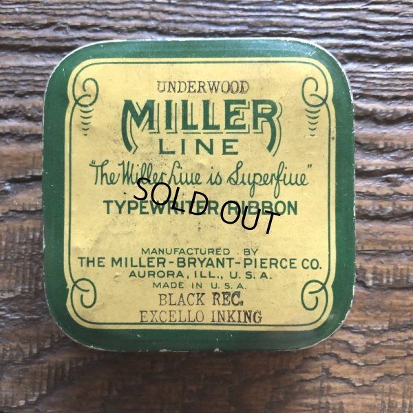 画像1: Vintage Miller Line Typeriter Ribbon (S784)