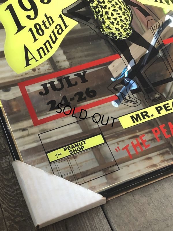 画像11: Vintage Planters Mr Peanut 18th Pub Mirror 51x41cm (S791)