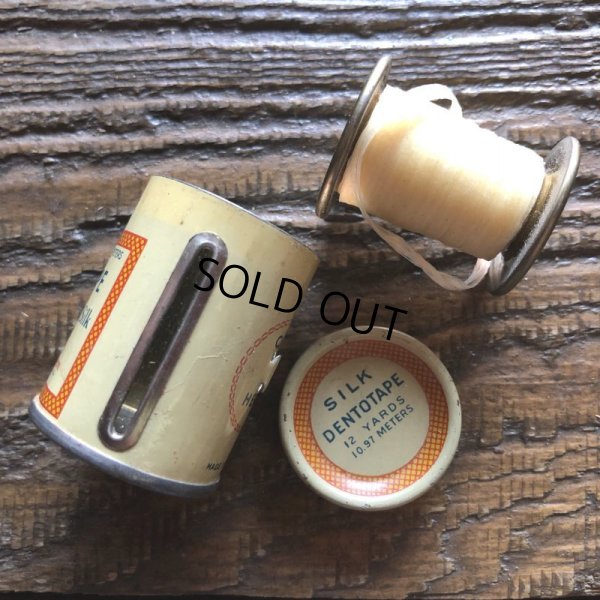 画像3: Vintage 12Yards Dentotape Flat Dental Floss Silk (S789)