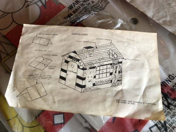 画像9: Vintage Ronald McDonald House Display Cardboard House (S799)