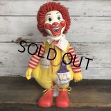 70s Vintage Hasbro Ronald McDonald Doll  (S792)
