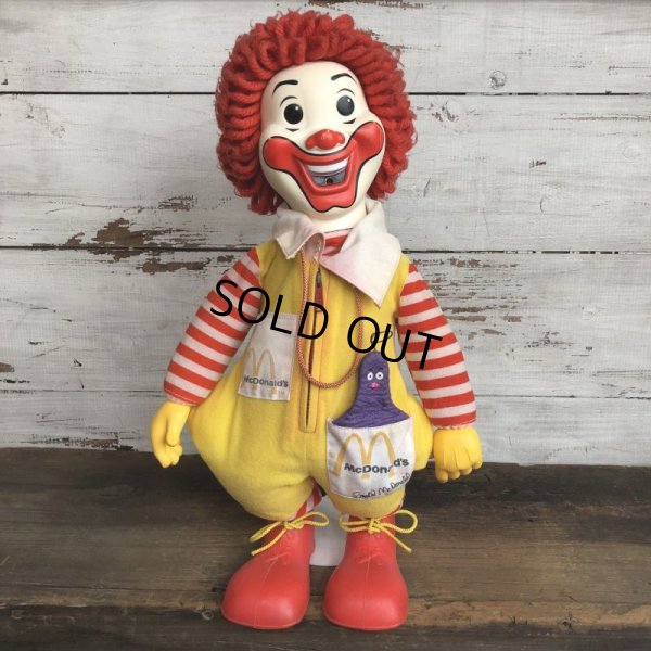 画像1: 70s Vintage Hasbro Ronald McDonald Doll  (S792)