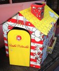 Vintage Ronald McDonald House Display Cardboard House (S799)