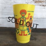 70s Vintage McDonalds Plastic Cup (S794)