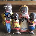 40s Vintage Aunt Jemima Advertising Oil Cloth Doll Complete Set (S800) 