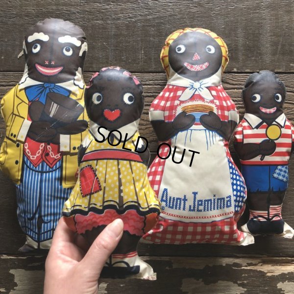 画像9: 40s Vintage Aunt Jemima Advertising Oil Cloth Doll Complete Set (S800)