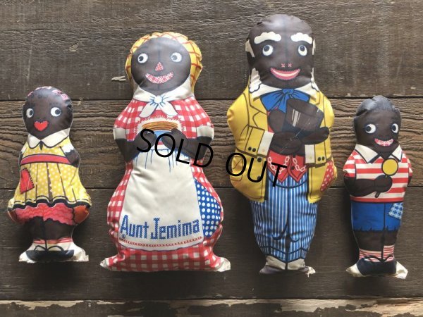 画像3: 40s Vintage Aunt Jemima Advertising Oil Cloth Doll Complete Set (S800)