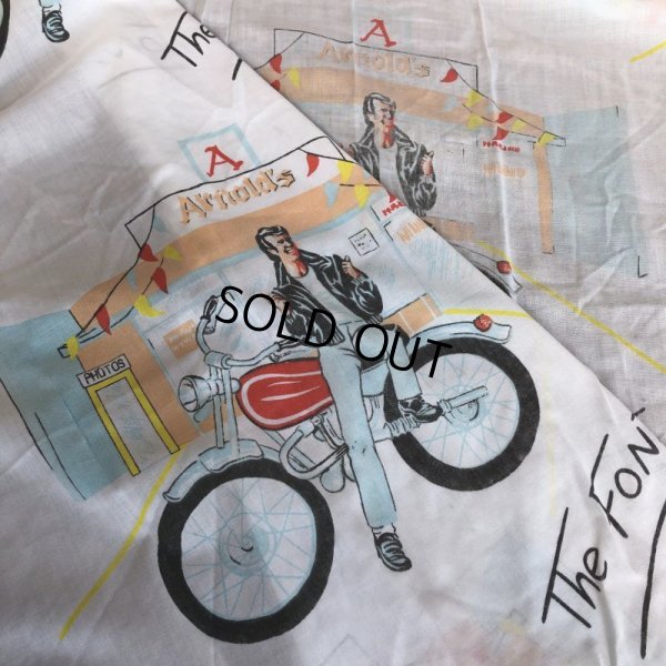 画像2: Vintage Box Fabric Happy Days THE FONZ (S802）