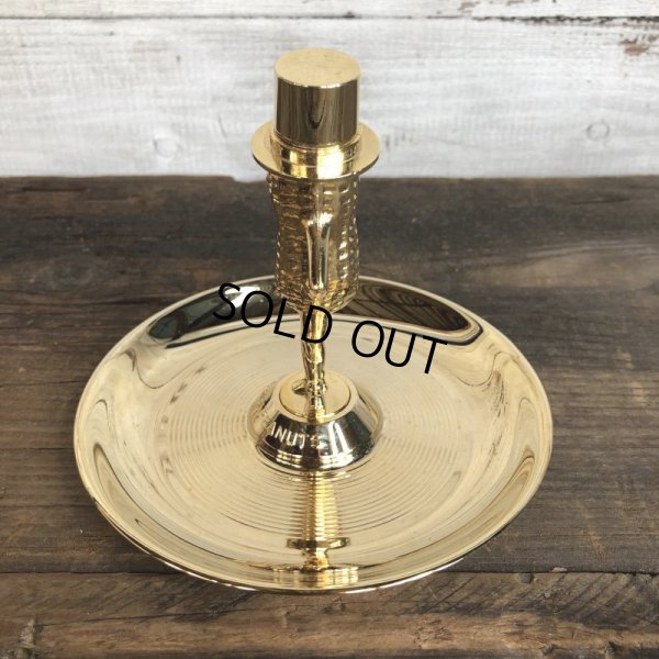 画像5: Vintage Planters Peanut Mr. Peanut Gold Metal Ashtray (S809)