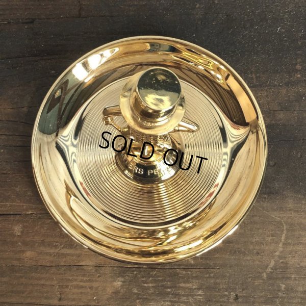 画像9: Vintage Planters Peanut Mr. Peanut Gold Metal Ashtray (S809)