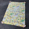 画像2: 70s Vintage Fabric Twin Flat  Road Runner & Wile E. Coyote (S815) (2)