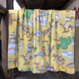 画像8: 70s Vintage Fabric Twin Flat  Road Runner & Wile E. Coyote (S815)