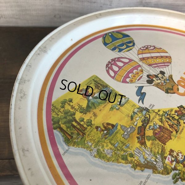 画像3: Vintage California Disneyland Tin Tray (S815)