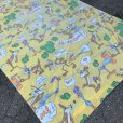 画像4: 70s Vintage Fabric Twin Flat  Road Runner & Wile E. Coyote (S815)