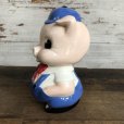 画像2: Vintage Ceramic Piggy Bank Blue (S823) (2)