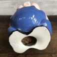 画像6: Vintage Ceramic Piggy Bank Blue (S823)