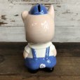 画像3: Vintage Ceramic Piggy Bank Blue (S823)