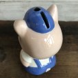 画像5: Vintage Ceramic Piggy Bank Blue (S823)