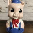 画像9: Vintage Ceramic Piggy Bank Blue (S823)