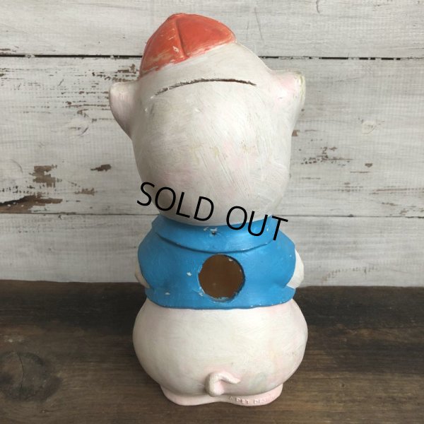 画像3: Vintage Piggy Bank Red Ribbon (S822)