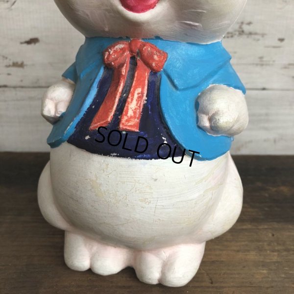 画像10: Vintage Piggy Bank Red Ribbon (S822)