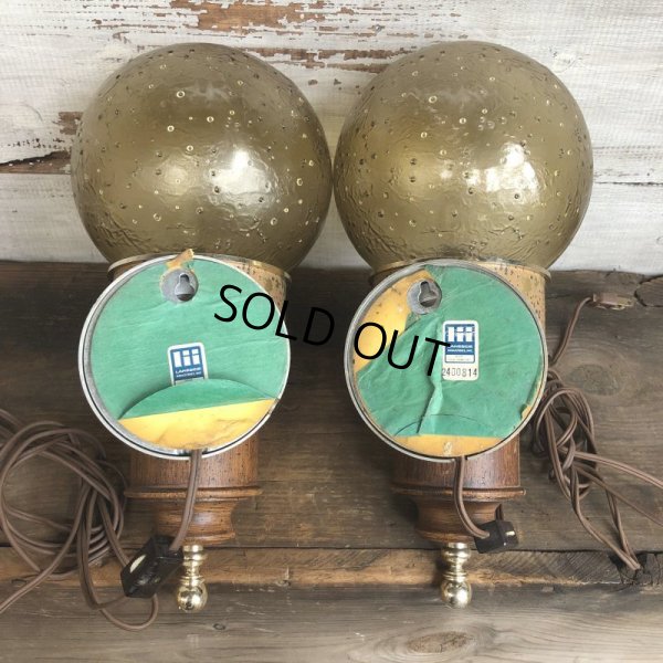 画像6: Vintage Michelob Beer Lighted Sconce Wall Lamp Set (S829)