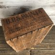 画像6: Vtg Antique BPS PAINTS Dovetail Wooden Crate Box (S822)